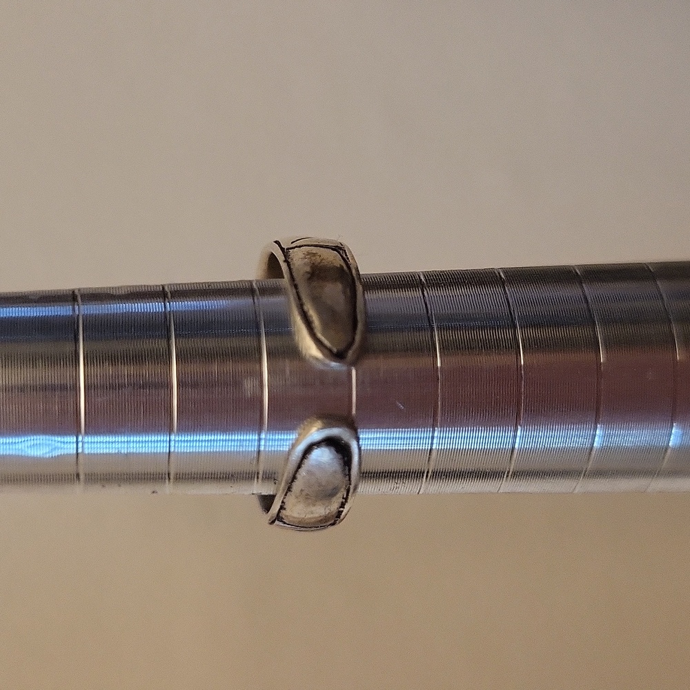 925 Silver Adjustable Toe Ring - image 7